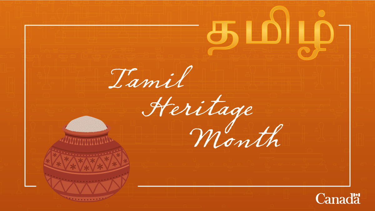 CdnHeritage's tweet photo. 📣 Today marks the start of #TamilHeritageMonth, a month that recognizes the significant role that the Tamil community plays in Canadian society and highlight their immense contributions. Read the statement here: https://t.co/WXCzvEQPs1  #DiversityIsOurStrength https://t.co/1VrLfxyMRW