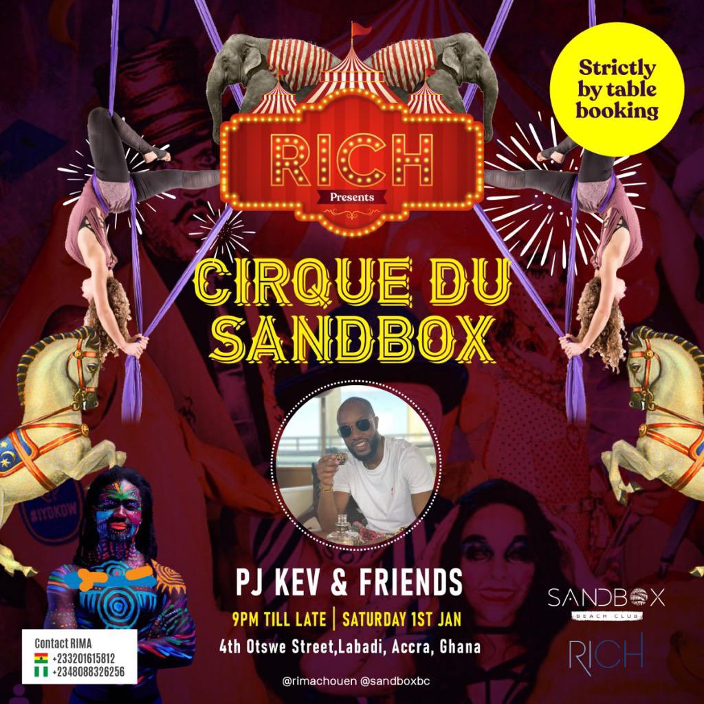 the_law_himself's tweet photo. CIRQUE DU SANDBOX with @PJkevApproved
Letโs meet at @SandboxGH tonight.
#CarpeDiem #DecemberAtSandBox https://t.co/vTMjdoqr83