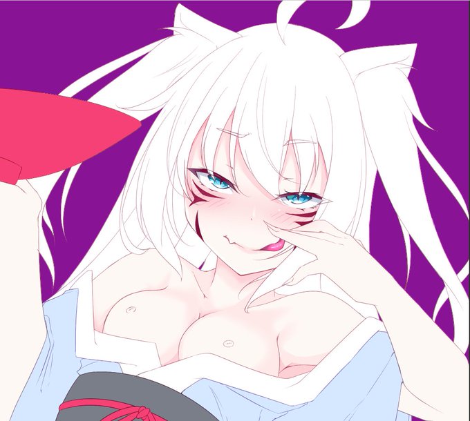 描き途中のお正月用イラスト。お顔が大体描けました。
下半身にアレがついてるホワイトタイガー娘です。
三が日中には完成させたいと思います。 