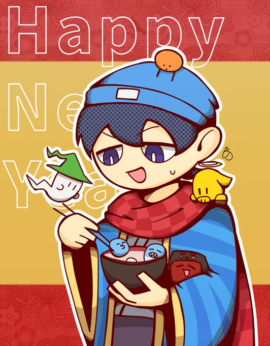 描き初め!🎍
#い・らくすと 