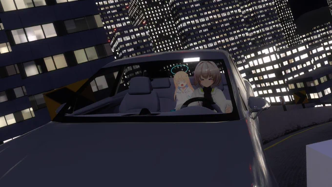 バーチャル銃撃ったりバーチャル車で爆走したりしましたこれがVRchatだ 