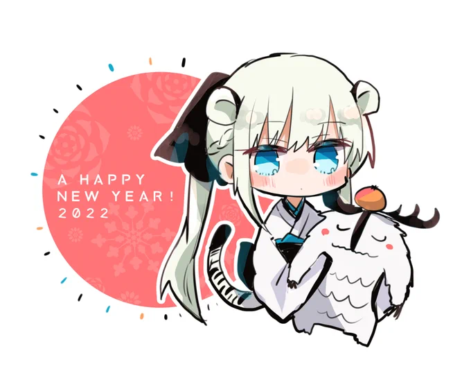 🌅本年も何卒よろしくお願いしますのらくがき🙇‍♀️ #FGO 
