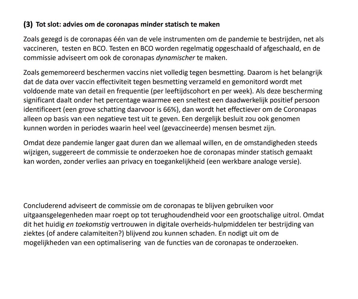 PieterOmtzigt's tweet photo. Het advies beslaat maar twee pagina's en is helder en toegankelijk geschreven:
(3) https://t.co/h9eQrUh3Sc