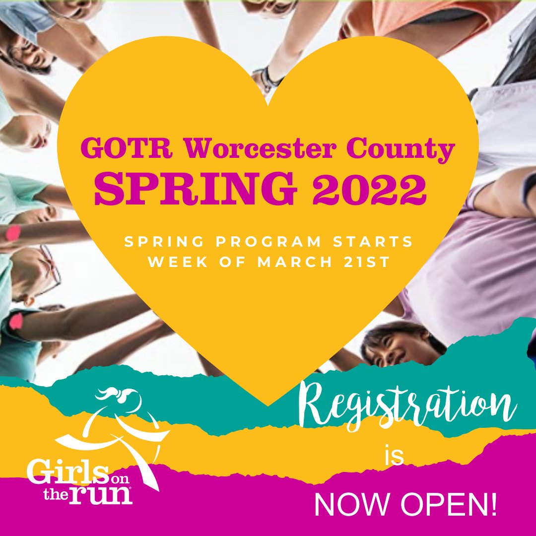 Spring 2022 Program Registration is NOW OPEN! Check out our website to see if your school / site is hosting a team this Spring gotr-worc.org {link in bio} Season begins the week of MARCH 21st! 

#girlsontherun #gotr #girlpower