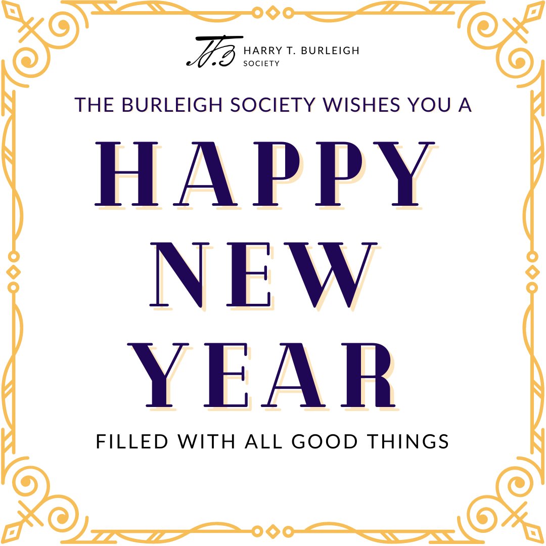 Harry T. Burleigh Society tweet media