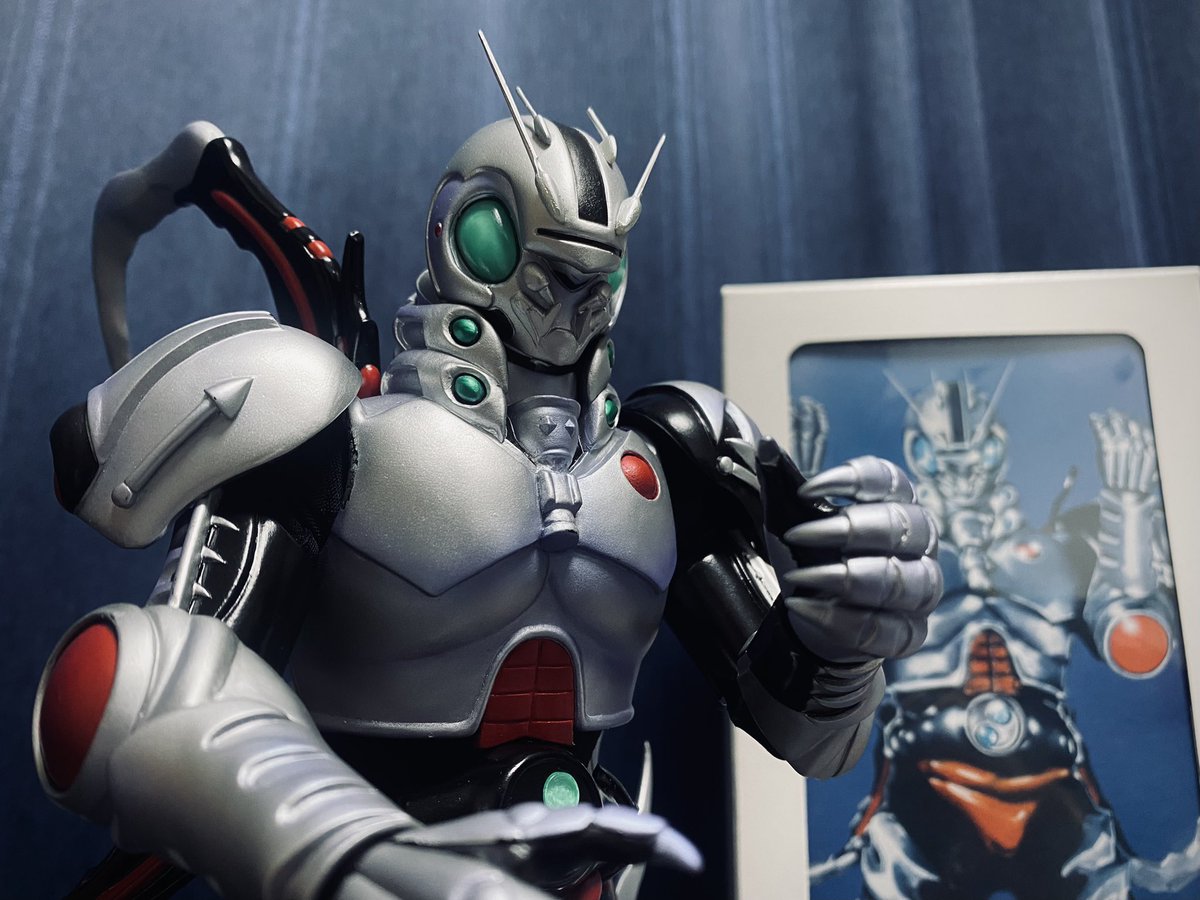 今年最初の怪人。RAHデスガロン。カッコイイ怪人はどう撮っても