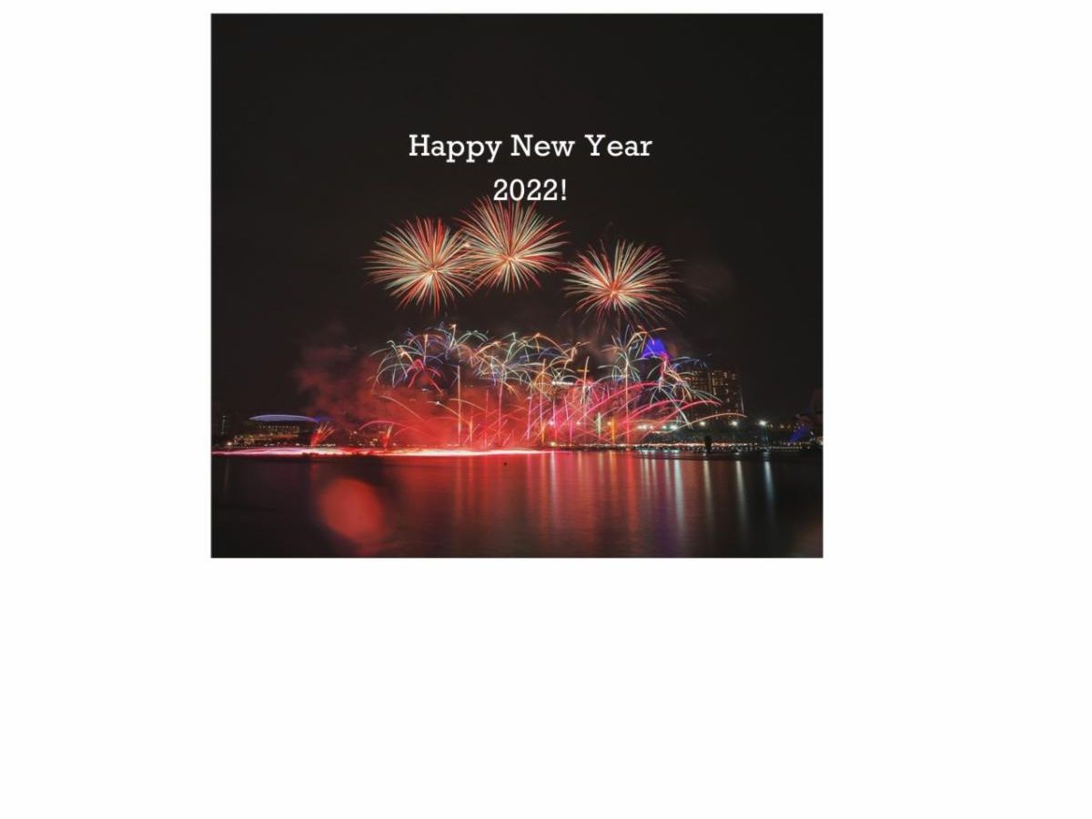 We wish you health, happiness, and much success in 2022!