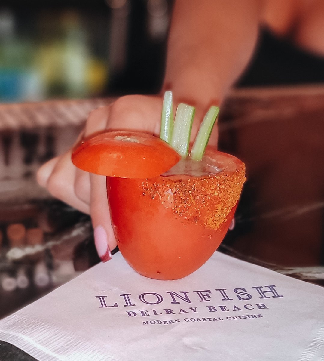 Health &amp; Wellness is the vibe in 2022! Start your new year off to a great start with bottomless brunch at Lionfish. Did we mention it is National Bloody Mary Day? Coincidence…I think not. Try our specialty Bloody Mary Oyster Shooter served in a carved tomato today only!