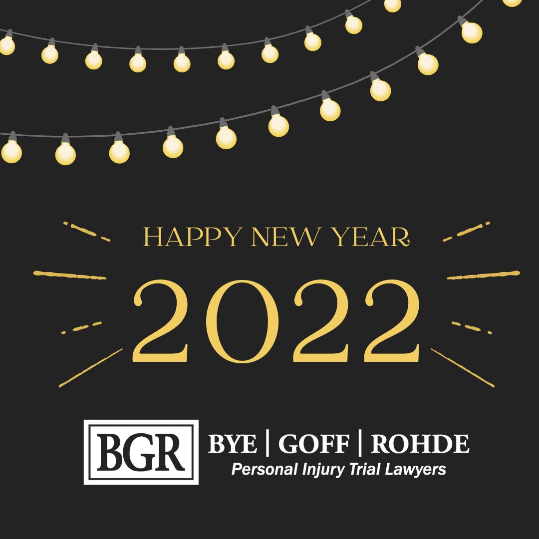 Happy New Year from the entire team at Bye, Goff &amp; Rohde! 

#bgr #personalinjury #lawfirm #newyear #newyears #pi #piattorney #attorney