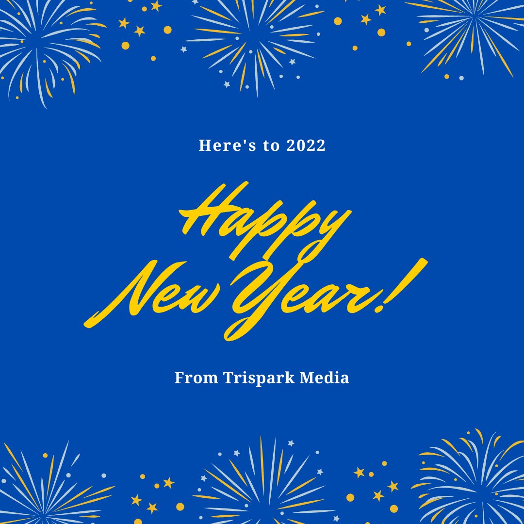 TriSparkMedia's tweet photo. Trispark Media wishes you a new year full of happiness and success!
•
•
•
#NewYear #2022 #HappyNewYear #NonTraditionalMarketing #Advertising #Creativecampaigns #FtLauderdale #Miami #MediaAgency #MarketingAgency #TriSparkMedia #Creatives #GraphicDesign #Strategy https://t.co/QbwHANEUKX