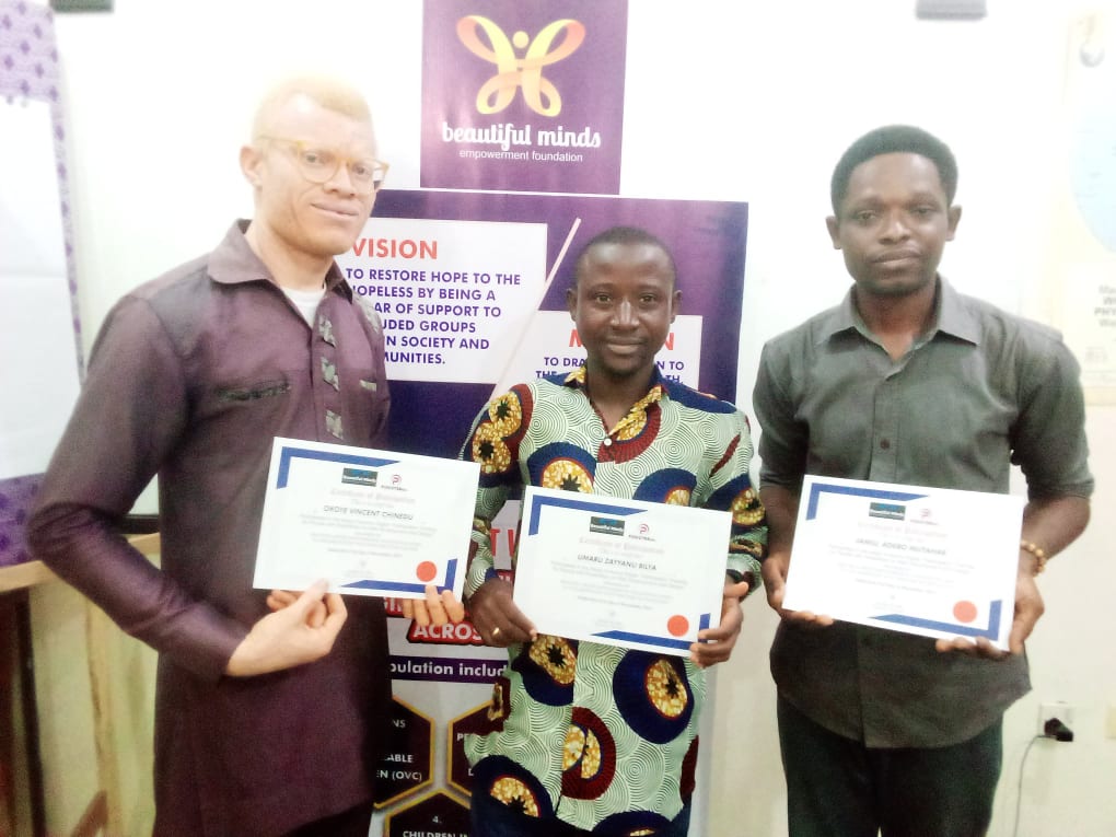 BM_Empowerment's tweet photo. Four weekends of hard work and consistency finally paid off. We have come to the end of the #BMEF Inclusive Digital Participation Training for Persons With Disabilities. The training ended in November 2021. Visit our website https://t.co/jqbW6PJkJB for more details. https://t.co/LSz6srSh2q