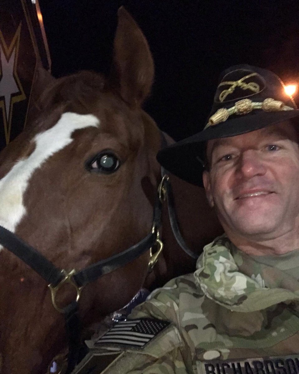 Proud to ride with the 1st Cav Horse Detachment in the Rose Bowl Parade!#