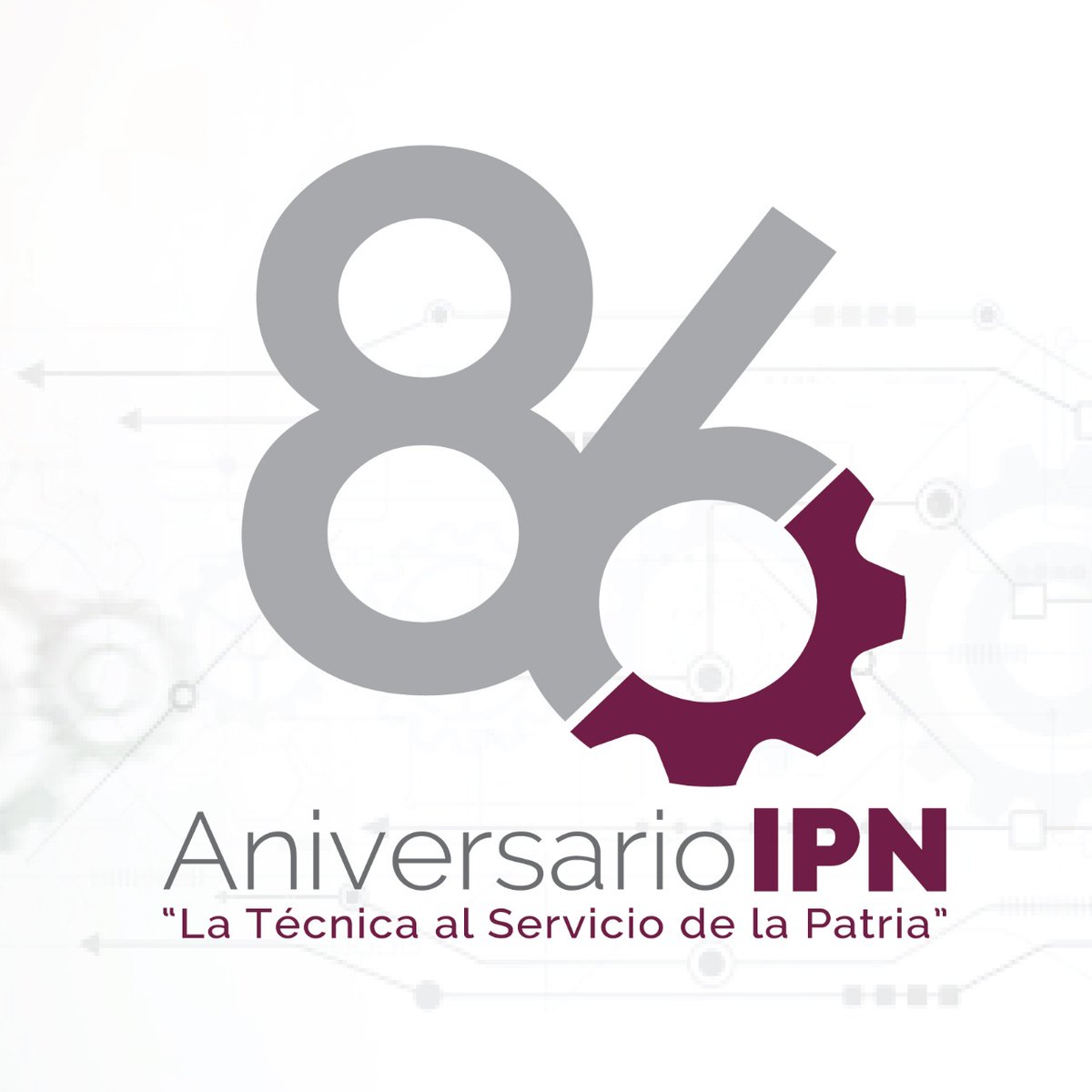 ¡Que se escuche un #Huélum por el #86Aniversario del IPN! Nuestro compromiso con la sociedad seguirá siendo la formación de profesionales que cuenten con las herramientas necesarias para brindar soluciones y poner "La Técnica al Servicio de la Patria".