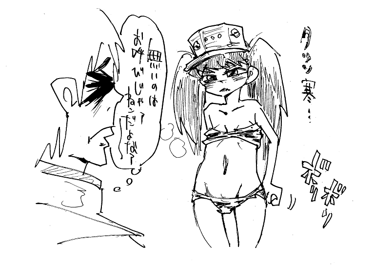 深夜の艦娘虎縞ビキニ部 