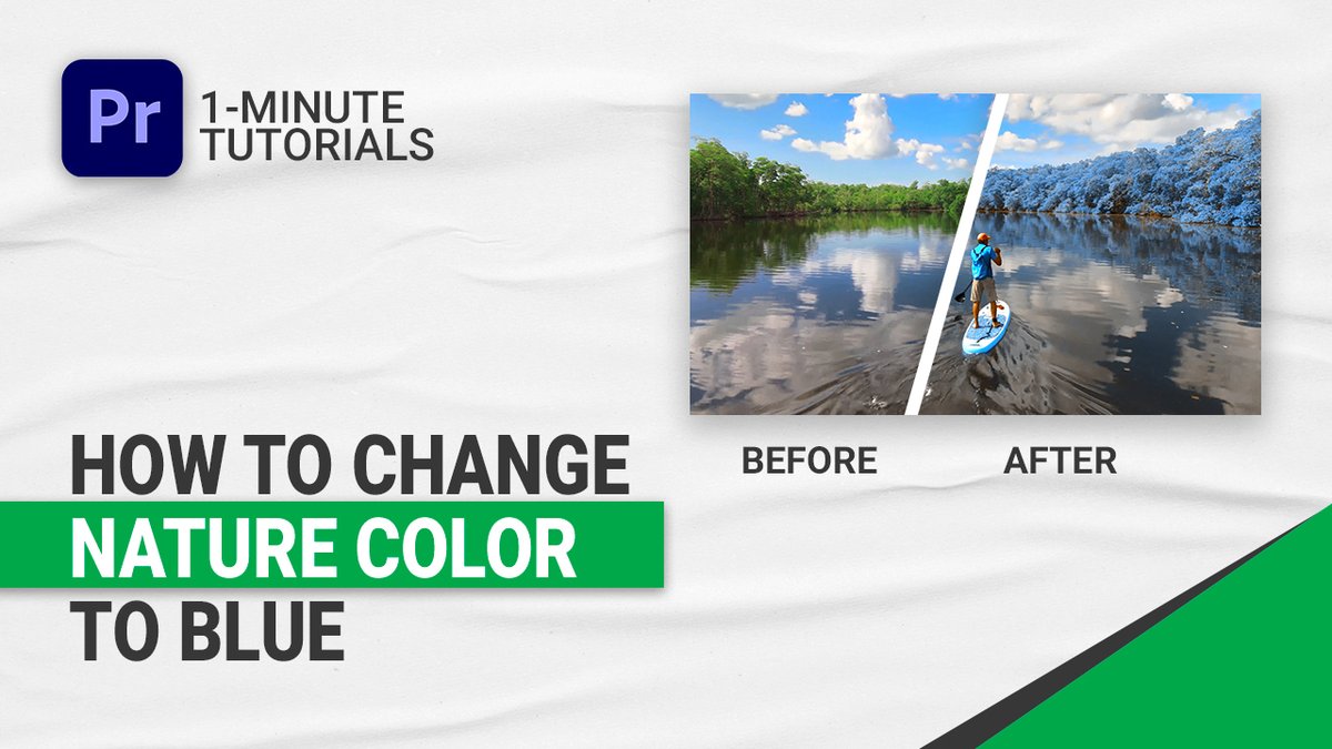 tuixelofficial's tweet image. In this tutorial, you will be learning how to change nature color to blue in adobe premiere pro
Full Tutorial: youtu.be/pDe7G28W5zA
Need Our Help?
Sent DM/Email at: care.tuixel@gmail.com
#adobepremiere #premiereprotutorials #adobetutorials #premierepro #videoediting