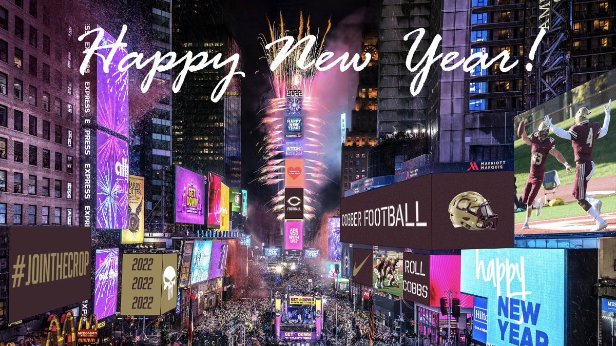 Happy New Year from Cobber Football! #2022 #togetherwewill