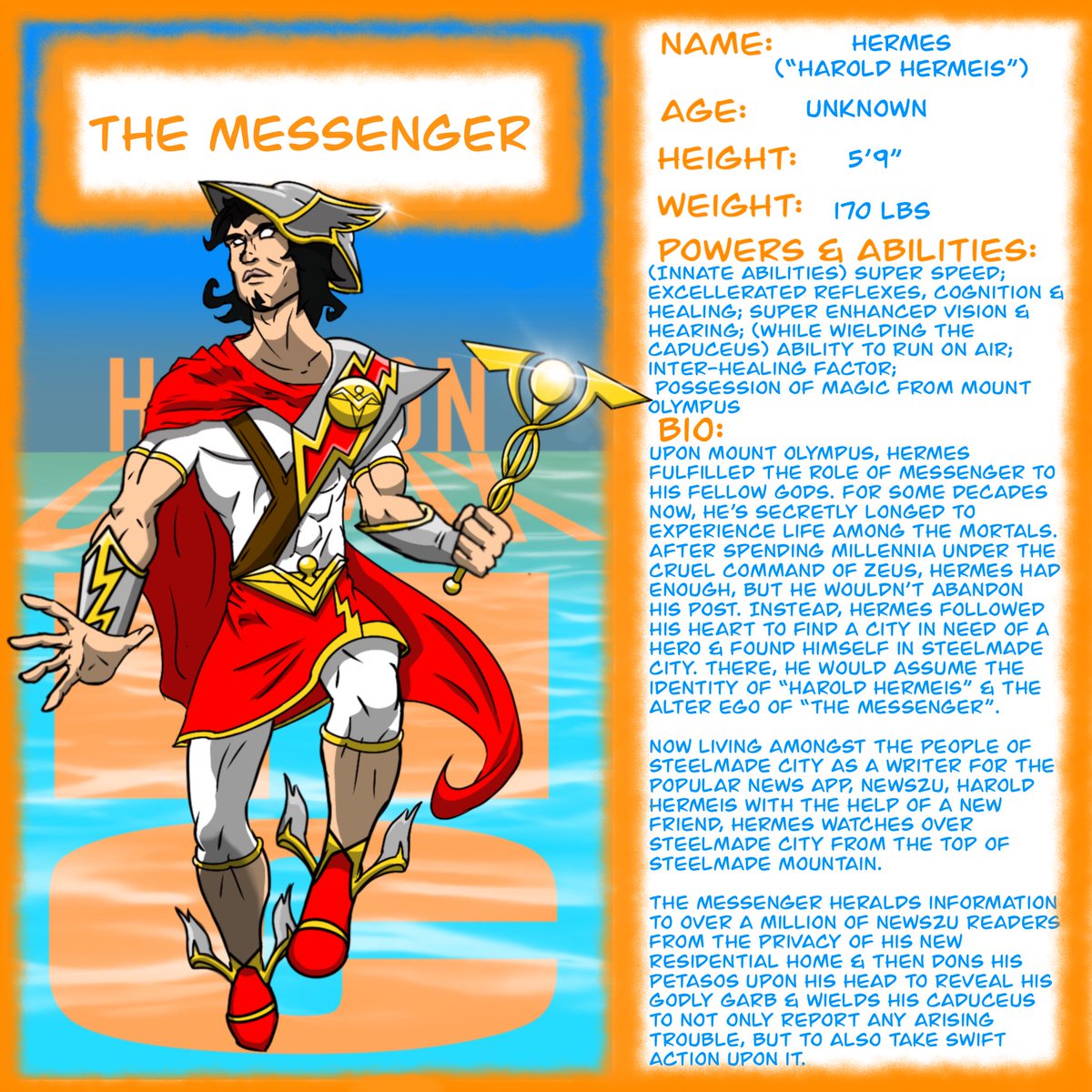 HorizonComix's tweet photo. Happy New Year! Horizon Comix is celebrating the beginning of 2022 with not only our penultimate reveal, but our first superhero revealed in 2022! Here is The Messenger! Head over to the Horizon Comix YouTube channel to learn more! https://t.co/cmV1r0Fyi2 https://t.co/ZldVISwxz8