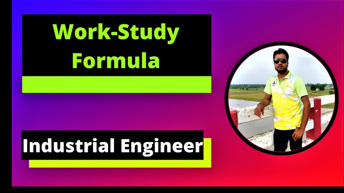 Aiatullah13's tweet photo. Work Study Formula । Industrial Engineer । Job Skill in Garments https://t.co/1HaNcGiLyX via @YouTube https://t.co/1RLyQPE2br