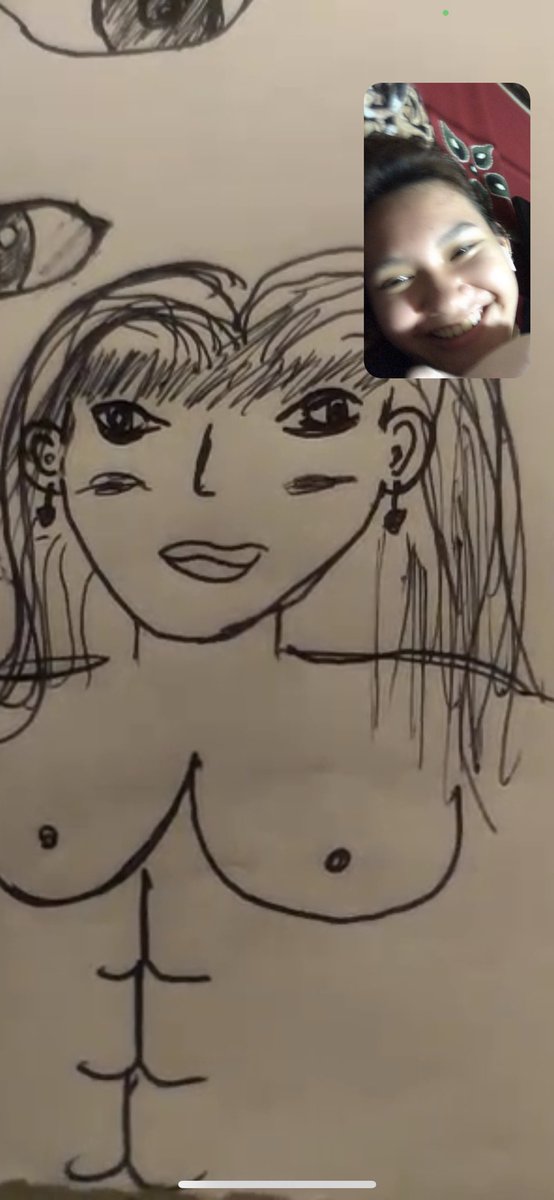 _marnerber_'s tweet photo. Had an attack again so I started to draw to distract myself. Sali daw sya😭 he went around looking for a pen and paper and ended up drawing on his ate’s old handbook 
He never fails to make me feel better😂❤️ https://t.co/hkobW2gnU7