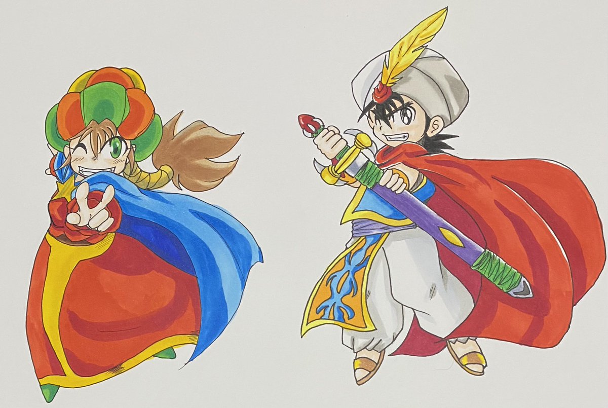 大貝獣物語 主人公、キララ、トキア、リンダ(デフォルメ) やっと