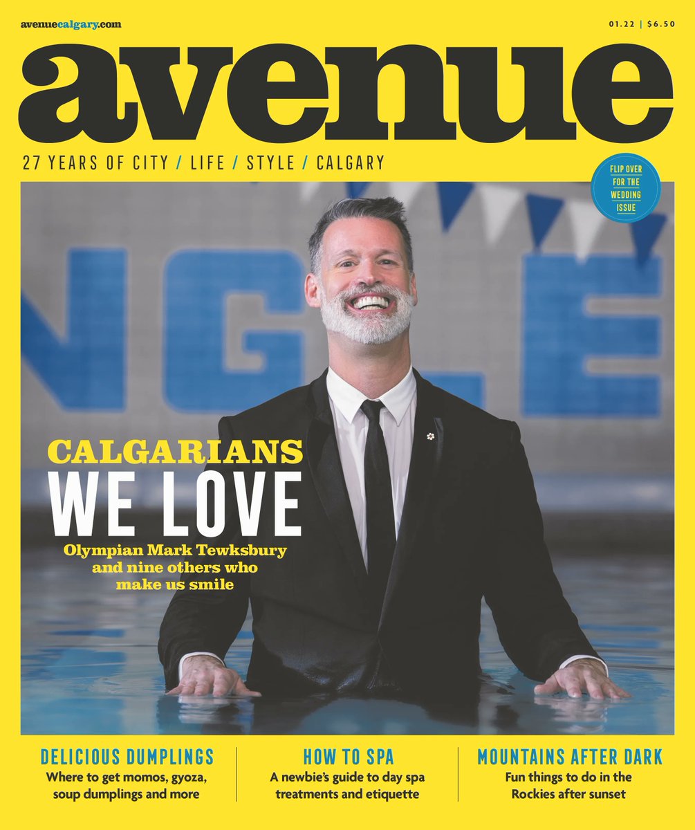 It's been 20 years since Avenue got a new look. In this month's double-issue, check out the updated design, plus read a feature on Calgarians We Love and this year's list of Best Wedding Services. Pick up a copy near you or read it at buff.ly/2AjM3p7 #yyc #readlocalyyc
