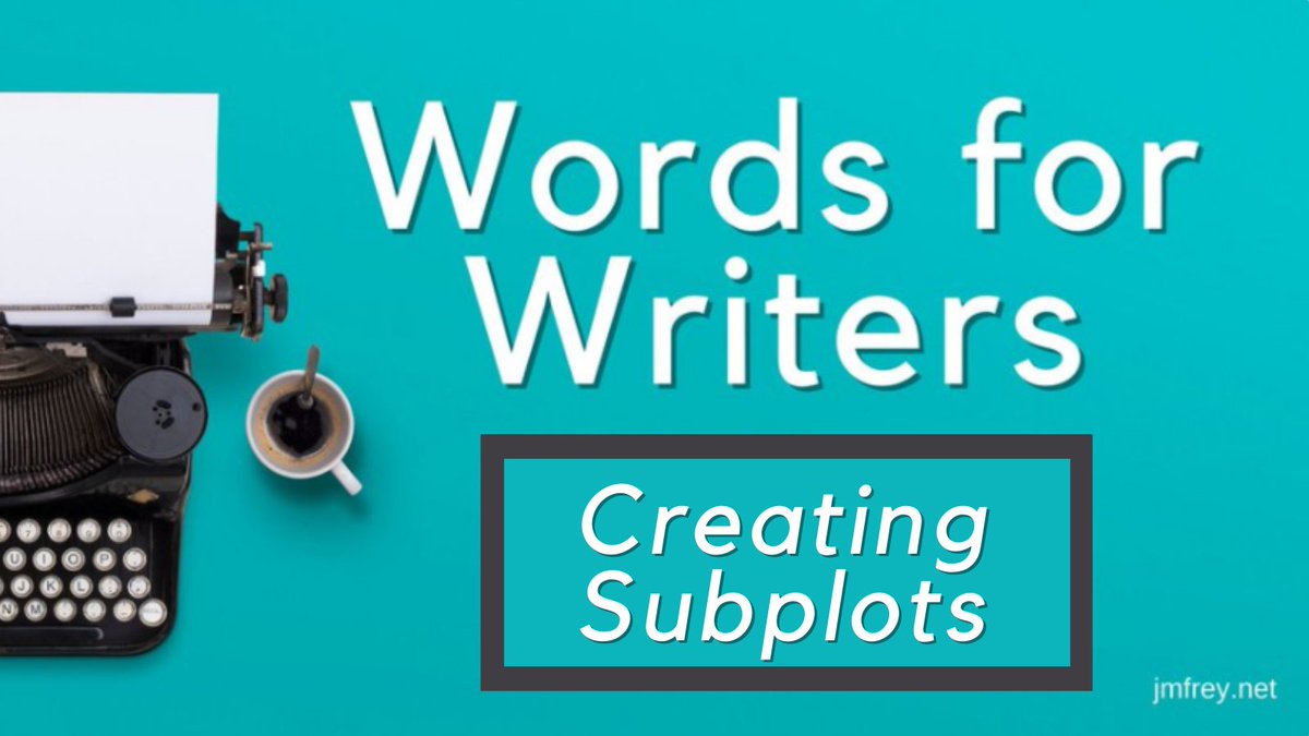scifrey's tweet photo. The third article in my blog series on #Subplots, today we're looking at how you actually CREATE a working subplot in your novel.
Read it on @StoryBilder: https://t.co/oKzSQfVAFB
Read all my #WordsForWriters advice articles: https://t.co/RMJ0MaeE5h
#WritingCommunity #Writing https://t.co/vw9HnIbh9P