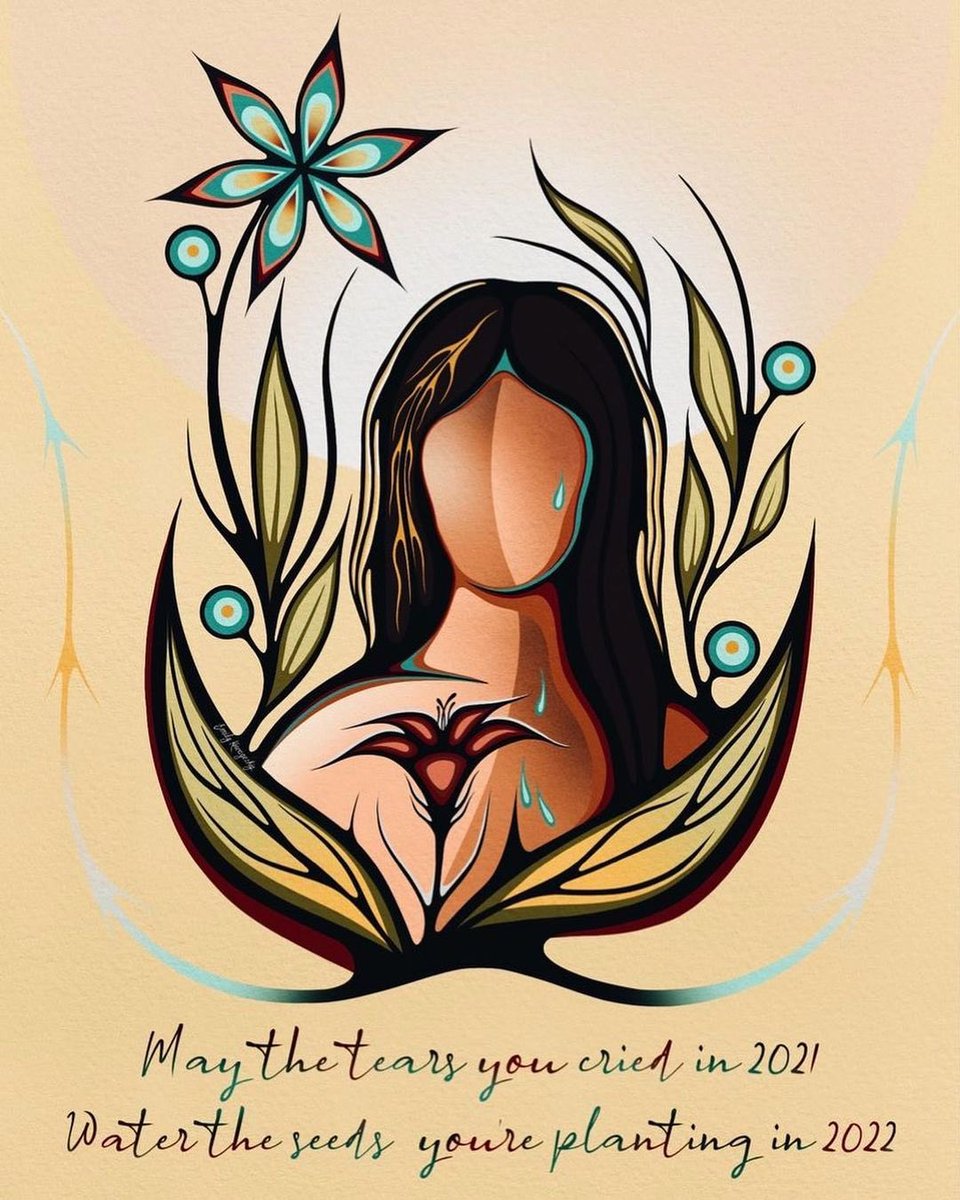 May the tears you cried in 2021 ⁣
Water the seeds you're planting in 2022

💛🌱⁣

- Emily Kewageshig