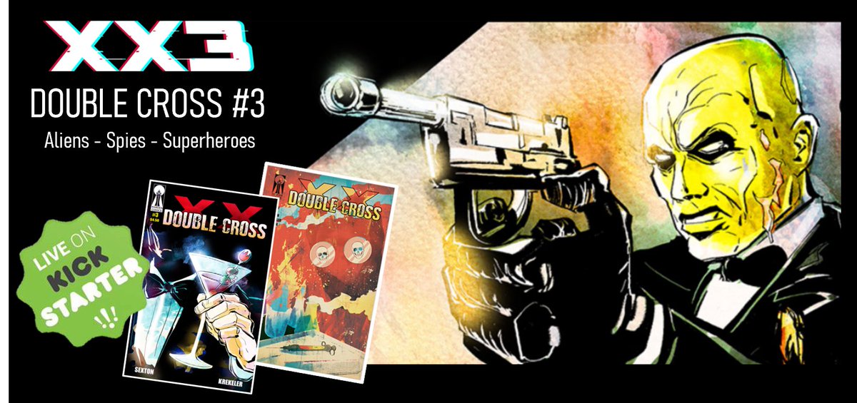 Double Cross #3 now on Kickstarter. Come show your support!

kck.st/3mN6cwJ