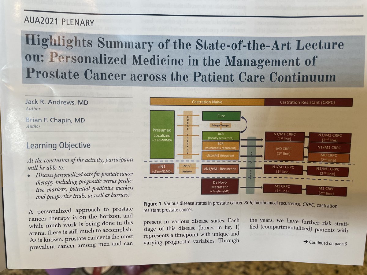 Brian F. Chapin (@chapinmd) on Twitter photo Nice summary of lecture from <a href="/AmerUrological/">Amer. Urol. Assn.</a> plenary on personalized medicine in prostate cancer by <a href="/JackAndrewsMD/">Jack Andrews</a> in AUA News.
<a href="/MDAndersonNews/">MD Anderson Cancer Center</a> #oncsurgery #personalizedmedicine Nice summary of lecture from <a href="/AmerUrological/">Amer. Urol. Assn.</a> plenary on personalized medicine in prostate cancer by <a href="/JackAndrewsMD/">Jack Andrews</a> in AUA News.
<a href="/MDAndersonNews/">MD Anderson Cancer Center</a> #oncsurgery #personalizedmedicine
