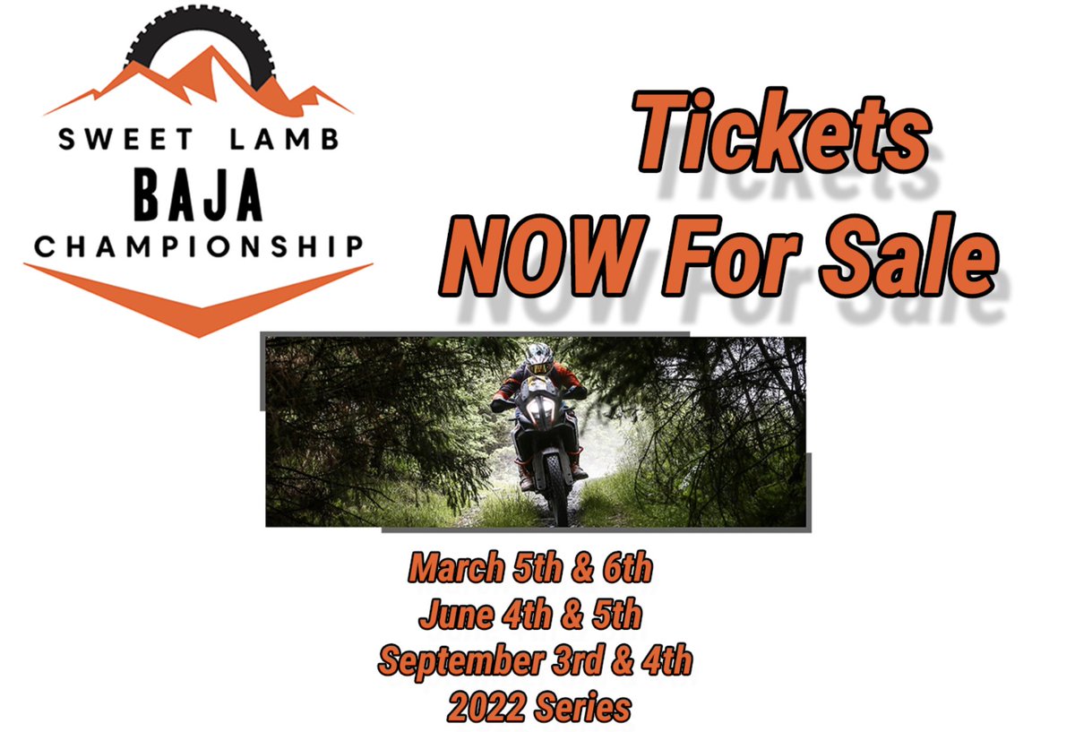 New for 2022 a brand new three round event aimed at trail and adventure bikes. 
bit.ly/3EOPwea