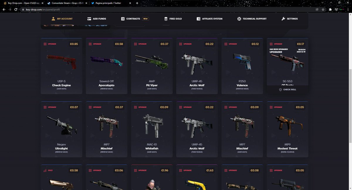 AlexandruNego10's tweet photo. ez win? #keydrop https://t.co/DReP4K15vt