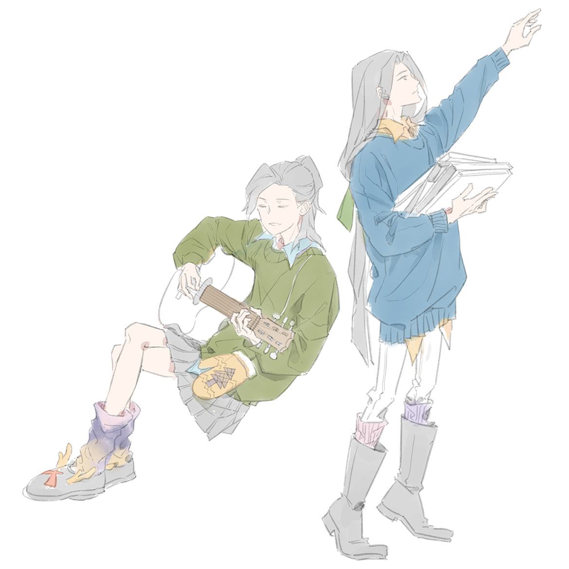 rivories's tweet photo. Some recent Xover sketches with reference
#priest太岁 #平楹 https://t.co/04FVrYcue0