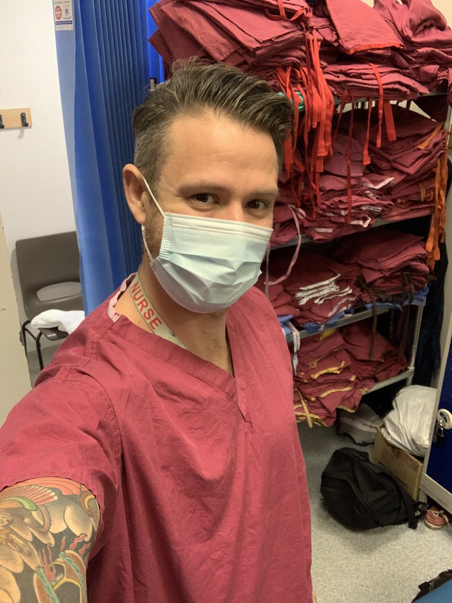 Well today was my first shift back in hospital for over a year. Back in the weird and wonderful world of #accidentandemergency 
Emergency medicine is a funny old game and isnt exactly for everyone but I must say, it was good to be back in the scrubs.#nurse #nurselife #nursinglife