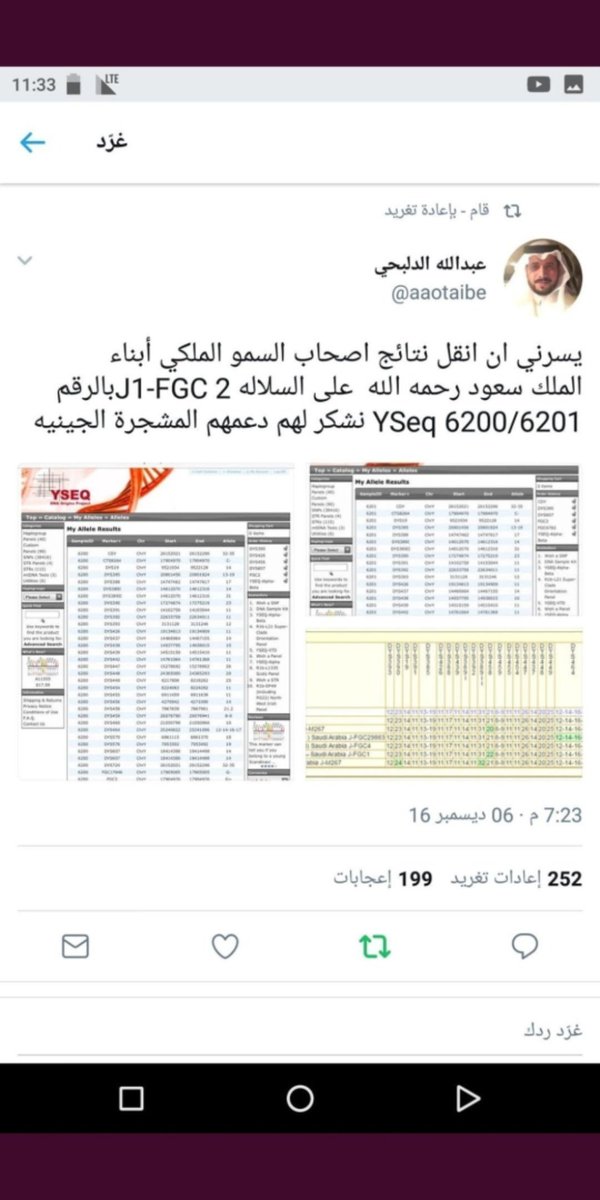 forgedexecution's tweet photo. @MiES_AL @al__hwaity111 @farhan_Aldbyan @Rose_ae_ @SaudiNews50 أخي مشعل أل سعود الكرام ليسوا من عنزه نسبا لأن لديهم عينات DNA خاصه بهم تكتلت على التحور FGC2  وهو تحور قبائل عدنانية وقبيلة عنزه الكريمة تكتلت على التحور BY8 مع قبائل مذحج القحطانية وكذلك أل صباح وأل خليفه الكرام تكتلوا على السلالة T وهم نسبا ليسوا من عنزه https://t.co/qtdxDdsx1C
