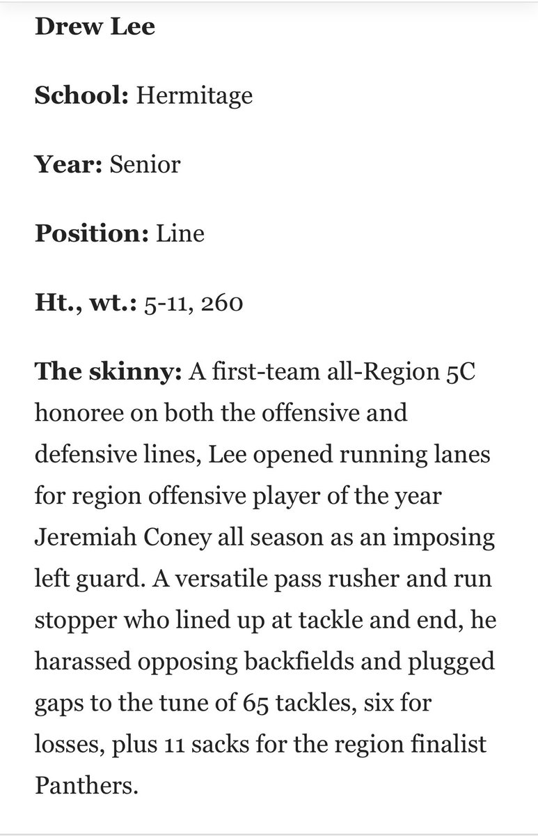Blessed to be named 1st team all metro  🙏🏾 <a href="/FbHerm/">HermFB🏈Recruiting</a> <a href="/Coach_P_Herm_U/">Timothy Jean-Pierre 🇭🇹</a>