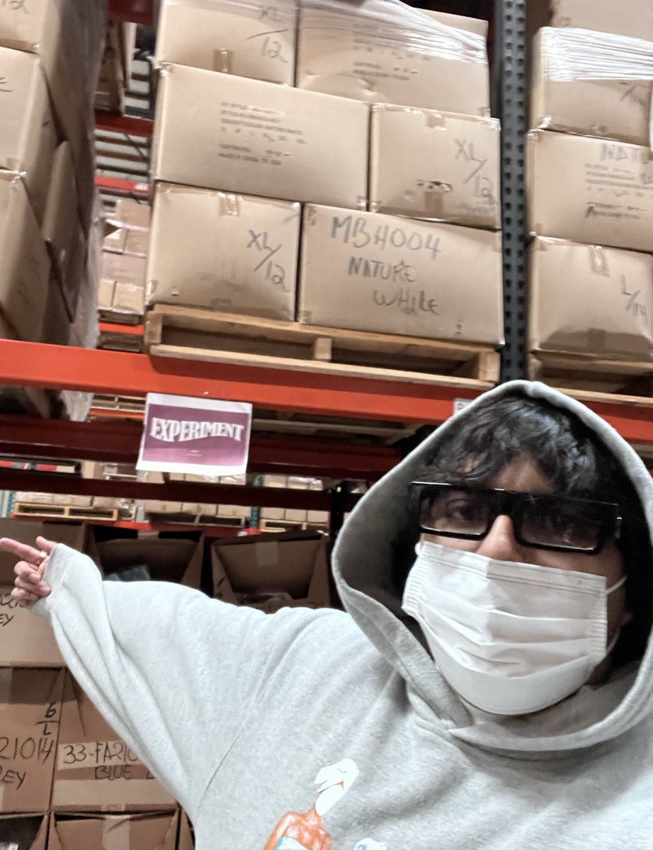 shawnmrojas's tweet photo. We went from the stock room and shipping warehouse being my parents laundry room, hallway and dining room to a new office and warehouse in la this past year. Thank you all so much for the love and continued support. Means the world to me and the team. https://t.co/J2pazArsq5