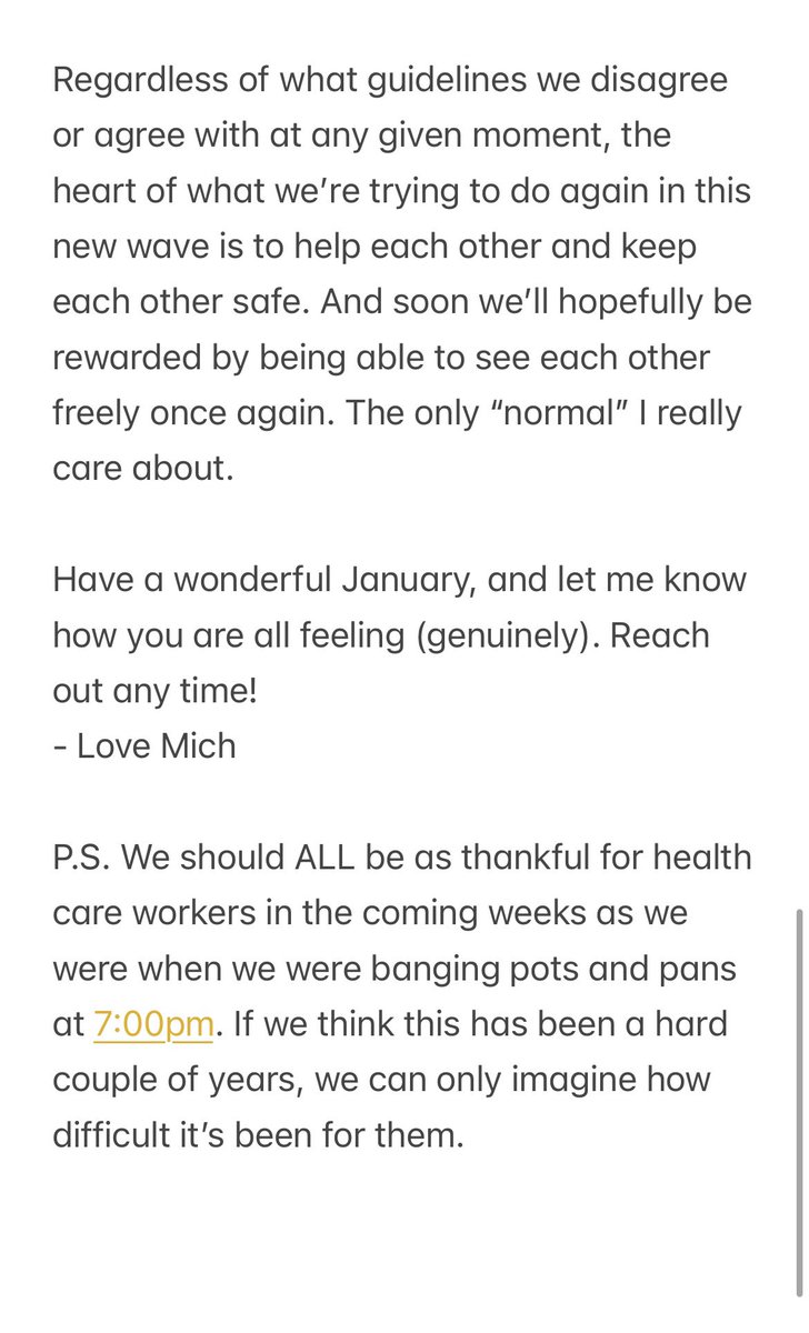 Michelle Creber tweet media