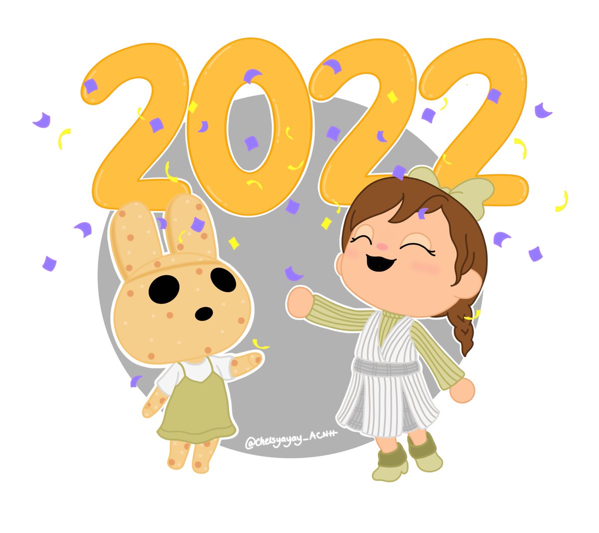 chelsdoesdoodle's tweet photo. ✨ Happy New Year friends! ✨
Wishing everyone a wonderful 2022 filled with joy and happiness! 🥳 #ACNH #AnimalCrossing #ACNHDesigns #NewYear2022 #AnimalCrossingNewHorizions https://t.co/XL4OEkBmp2
