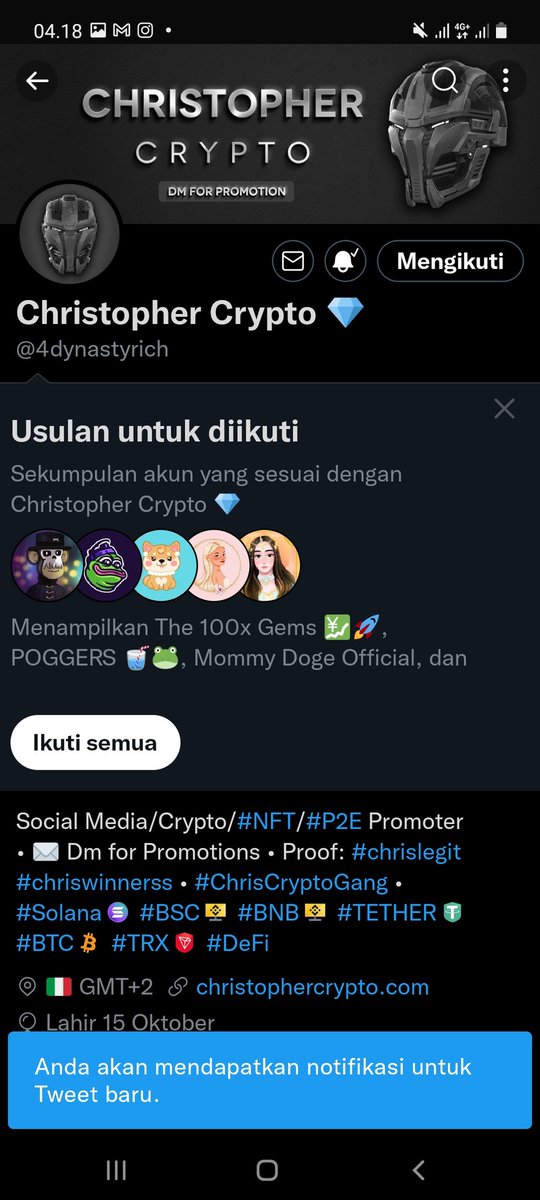 dncp666's tweet photo. @furrincrypto @4dynastyrich Done https://t.co/2qdQQUyrPh