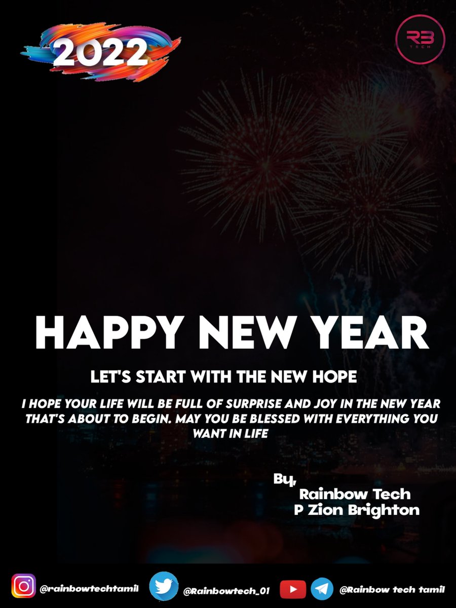 Rainbowtech_01's tweet photo. 2022's First Post✨
Welcome 2022
Happy New Year Fam 

Edit - Me 😅
.
.

#2022 #newyear #enjoy #happy #newyear2022 #insta #post #rainbowtechtamil #rainbowfam https://t.co/cHgE6vpw2F