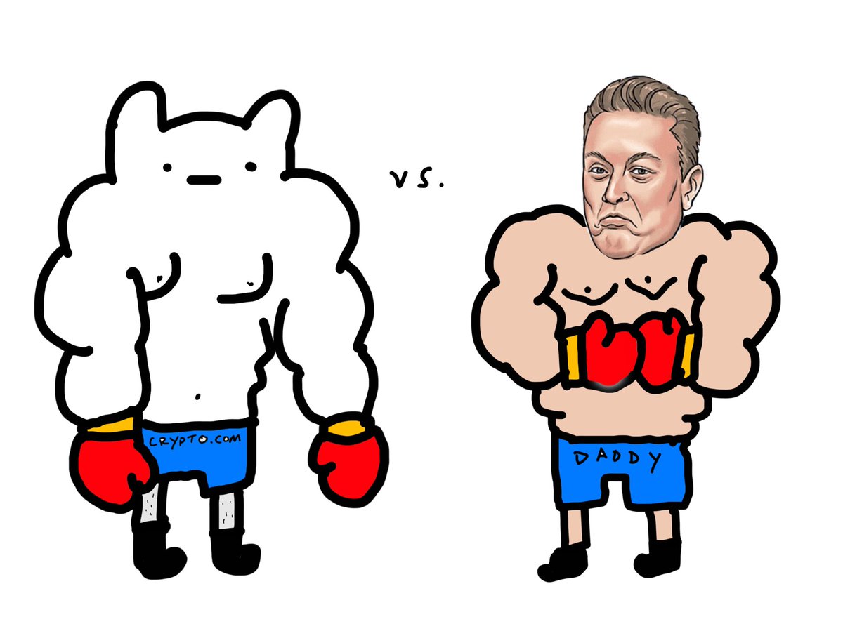 i officially challenge <a href="/elonmusk/">Elon Musk</a> to fight me in the first ever animated boxing match

winner gets to go down in cartoon history as the strongest Chad

here is the official flier i drew