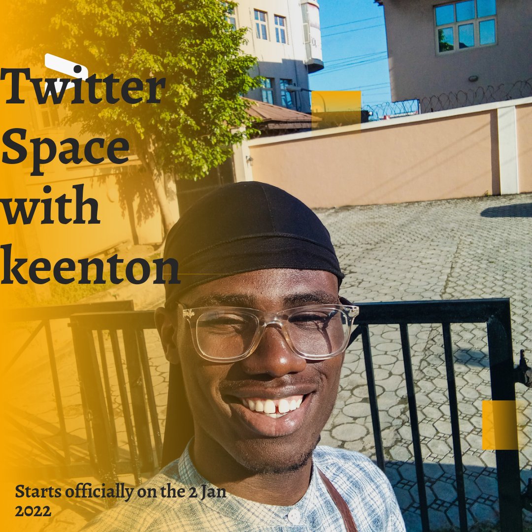 keen_ton's tweet photo. Join me as I show you the other side of me tomorrow we will be talking about a lot on this new journey!!!!!
First Topic:How was 2021,and plans for 2022(30 min space)
Come let's have fun ,support your boy
#SymplyTacha  #TachaTitans #NewYear2022 https://t.co/4BpbBFvlx0