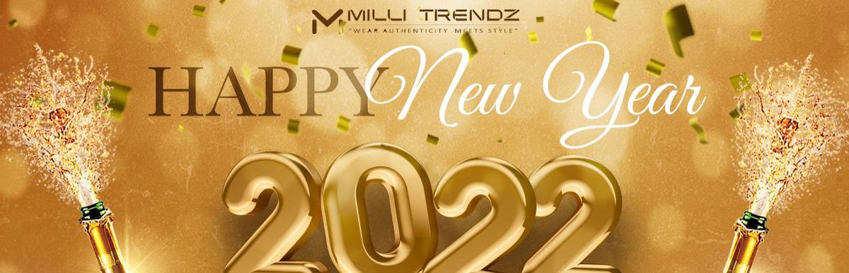 millitrendzja's tweet photo. Happy New Year from the Milli Trendz JA family 🎆🎊🍾🙏🏾 https://t.co/iqRGkW8Kh3