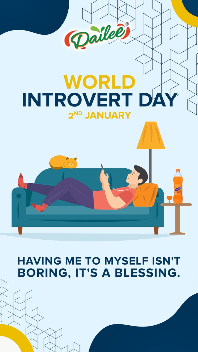 dailee_india's tweet photo. World introvert day 
Having me to myself isn't boring, it's a blessing.
.
.
.
.
#dailee  #tastethedailee  #southindia  #daileefresh @daileefresh #worldintrovertday https://t.co/faUCSECE8K