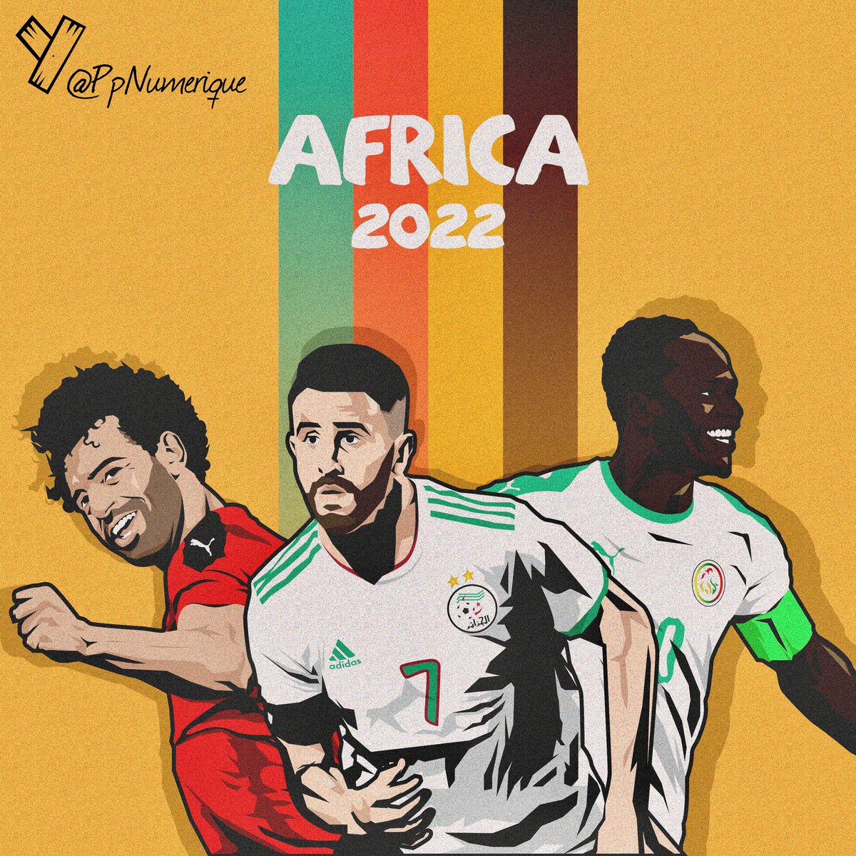 PpNumerique's tweet image. Prêts pour la #CAN2022 
🏅🏅🏅