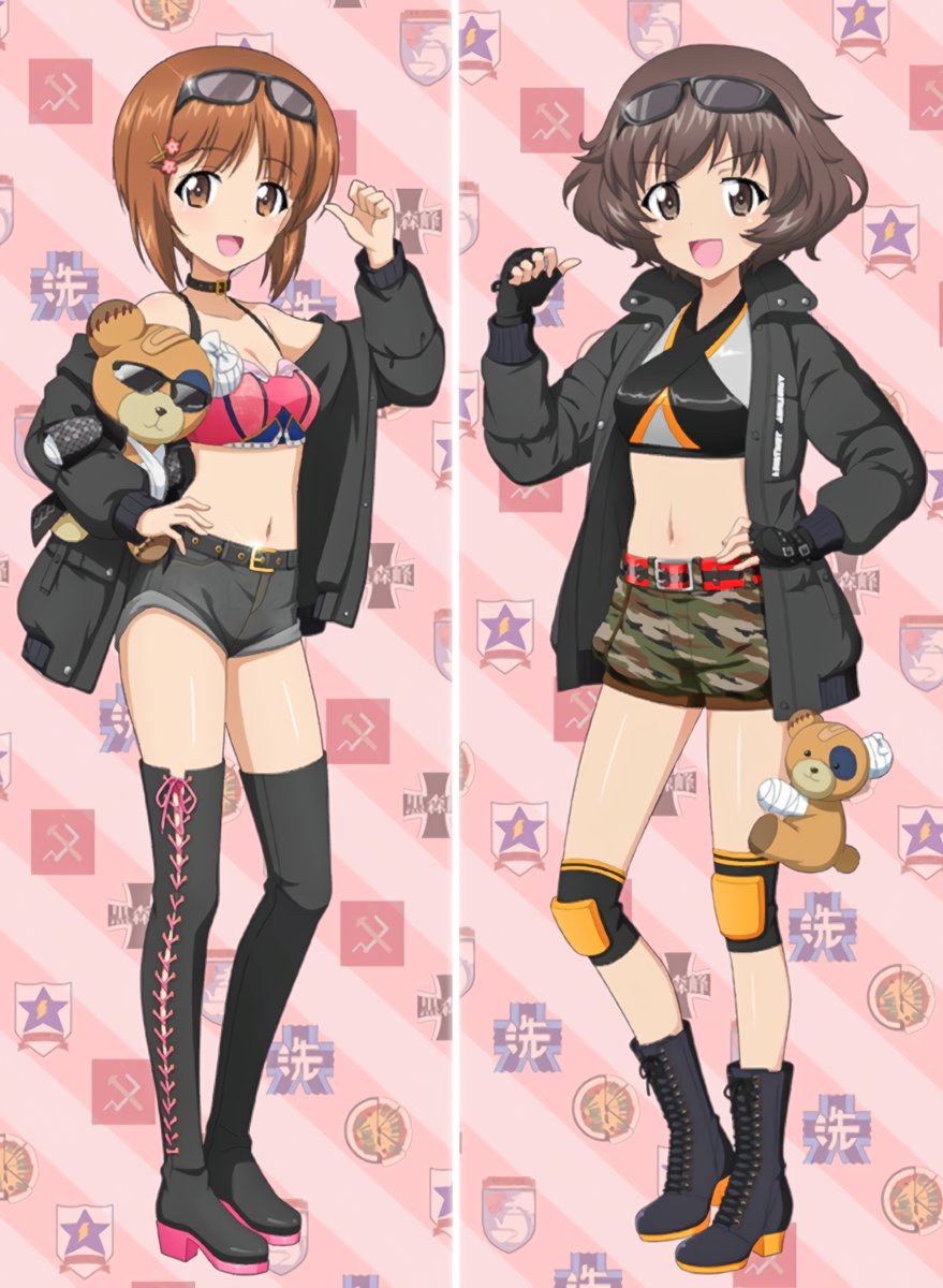 リングネーム ﾐﾎ西住&ﾕｶﾘﾝ秋山ｷﾀ━(ﾟ∀ﾟ)━❗ 【戦車道大作戦】 西住