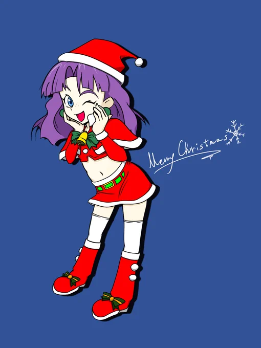 新年明けましておめでとうございますですが初イラストはクリスマス!(ロシアはこれかららしいですよw)昨年描けなかったハロウィンに続いてリベンジです見て貰えましたら嬉しいです(;ω;)今年も宜しくお願い申し上げます。#創作 #イラスト #クリスマス #サンタ #グランディア #スー 