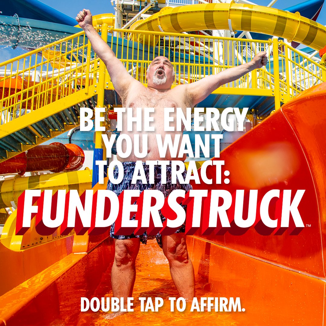 CarnivalCruise's tweet image. How does that saying go? The energy you put out is the energy you want to attract? If that’s the case, we hope to attract more of that FUNDERSTRUCK energy in 2022! ✨RT tap to affirm✨ #FunderstruckonCarnival