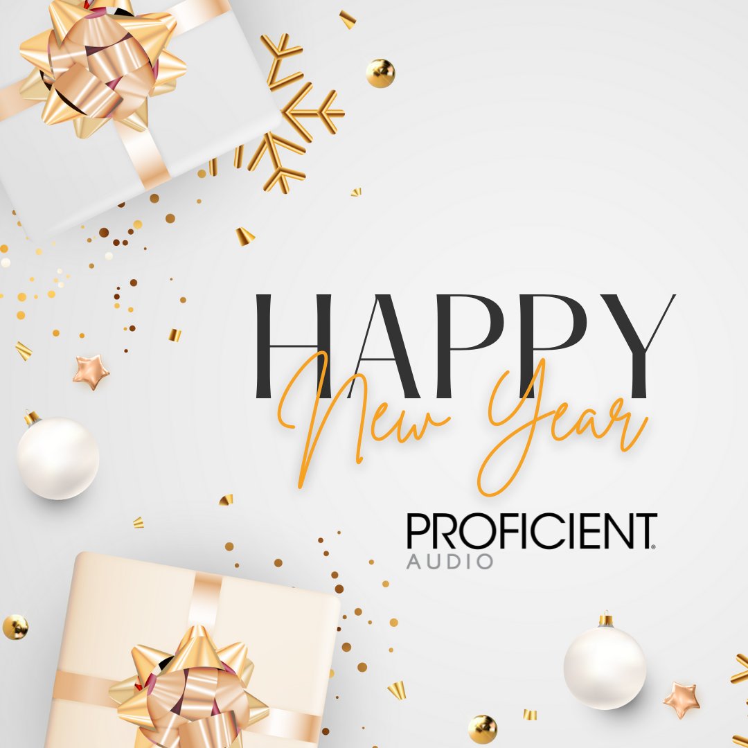 Nice_Proficient's tweet photo. Happy New Year from all of us at Proficient Audio!
May 2022 bring you even more joy, health and peace throughout the year.
#ProficientAudio #NewYear2022 https://t.co/G55OYwHzEl