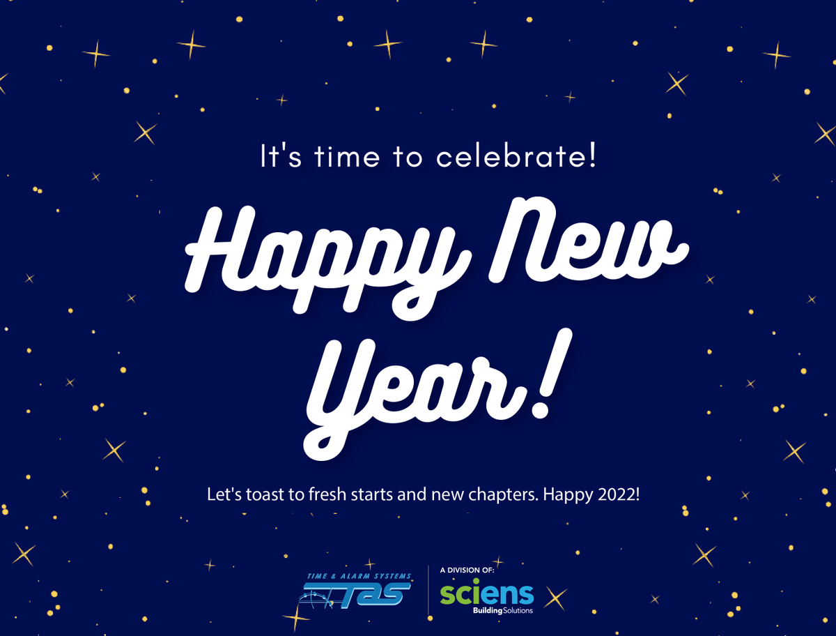 Happy New Year from Time and Alarm Systems